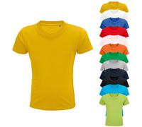 SOLS Schweres Kinder Bio T-Shirt 03578 gold 12 Jahre (142/152)