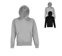 L03991 SOLS Unisex Kapuzensweatshirt Origin Grey Melange 3XL