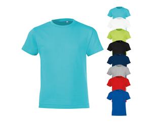 L149K SOL´S Kinder Rundhals T-Shirt Regent Fit Atoll Blue 10 (130/140)