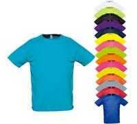 L198 SOL´S Herren Raglan T Sporty Neon Orange L
