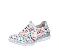 Rieker Sneaker (Kunstleder) L3252 weiss/bunt Damen, Größe Euro (US) 37 (6)