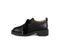l37 Leder-Schnürschuhe in Schwarz - Größe 36 | Damen Schnuerschuhe