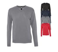 L410 SOL´S Herren Sweatshirt Pullover GalaxyV Ausschnitt Navy XL