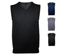 Unisex Sleeveless Sweater Gentlemen - Farbe: Black - Größe: L