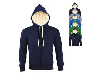 L482 SOL´S Unisex Jacke mit Reißverschluss Sherpa French Navy S