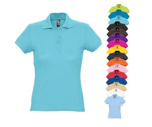 L513 SOL´S Damen Polo Passion Grey Melange XXL