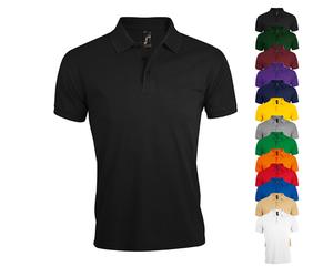L527 SOL´S Herren Polo Shirt Prime Black 4XL
