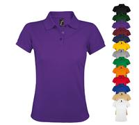 L528 SOL´S Damen Polo Shirt Prime Dark Purple M