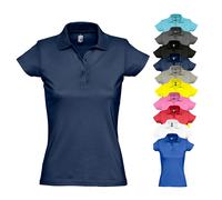 L534 SOL´S Damen Polo Shirt Prescott Dark Grey (Solid) L