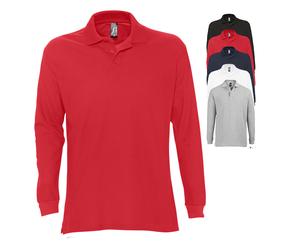 L539 SOL´S Langarm Polo Star Black S
