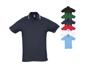 L585 SOL´S Kontrast-Polo Practice Black L