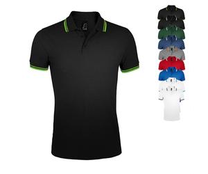 L591 SOL´S Herren Polo Shirt Pasadena White M