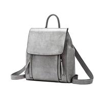 L6NqIAG Lederrucksack für Damen Frauen Rucksack Cross Body Umhängetasche Echtes Leder Mädchen Schule Weibliche Natürliche Haut Buch Laptop Messenger Bags