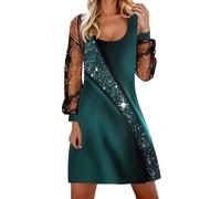 L9WEI Damen Kleider Sommer Blusenkleid Damen Weiß Mit Gürtel Maxikleider Maxi Sommerkleider Rosa Minikleider Damenkleider etuikleid Taille Shirtkleider Kleid Silvester Damen