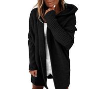 L9WEI Damen Pullover Knit Cardigan Damen Jacke Damen Lang Herbst Damen Cardigan Pullover & Strickjacken für Damen Vintage Pullover Damen 90er Weihnachtspullover Damen