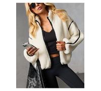 LA Angels Teddyjacke in Creme - Größe M | Damenjacken