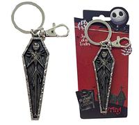 LA Auto Gear Nightmare Before Christmas Jack in Sarg Schlüsselanhänger, Zinn, mehrfarbig, 7,6 cm