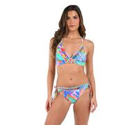 La Blanca Damen-Bikini-Badeanzug, Mehrfarbig/Tropi-Flage, 38