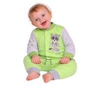 La Bortini Baby Bekleidungsset 2-teilig Grün - Langarm Shirt & Mitwachshose - Neugeborenen Erstlingsset Unisex - Baumwolle Outfit - Größe 44-80 (44-50)