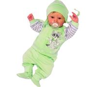 La Bortini Erstlingsset Baby 3-teilig - Langarmshirt Schlupfhose mit Fuß und Mütze Neugeborenen Set Unisex Babykleidung Geschenk zur Geburt weich bequem Jungen Mädchen 44-68