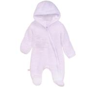 La Bortini Overall Baby Wagenanzug Frühling Übergangsanzug Anzug Fleece 50 56 62 68 74 UNI (weiß, 62)