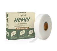 La Canilla® HEMLY Saumband zum Aufbügeln Waschfest (XXL) 50 Meter x 20mm Extra Stark 60 GSM - Bügelband Hosen Kürzen Ohne Nähen - Bügelvlies für Vorhänge Gardinen und Textilien - Nahtband