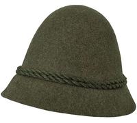 La Chasse® Schinderhannes-Trachtenhut Stopselhut Jagdhut Försterhut Oliv & braun von Oefele Jagd & Outdoor 100% Wolle Made in Germany für Jäger oder Fasching (as3, Numeric, Numeric_58, Oliv (Grün))