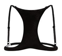 La Decollette Original faltenfreie Dekolettee Schlaf BH Uni Grösse Black Velvet