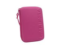 La Gazza Untia ONE TIME Federmäppchen komplett mit 3 Fächern 1 Reißverschluss - New 2025/2026, fuchsia, Federmäppchen für die Schule