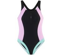 LASCANA ACTIVE Damen Badeanzug schwarz-rosa Gr.44