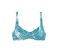 LASCANA ACTIVE Bügel-Bikini-Top Damen petrol-bedruckt Gr.42 Cup C