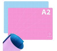 La Manuli Schneidematte Selbstheilend A2 60x45 cm 5 SCHICHTEN, Beidseitig Nutzbar | Gut Als Schreibtisch Unterlage, Nähen Zubehör, Malunterlage Für Kinder, Basteln, DIY | Self Healing Cutting Mat (A2)