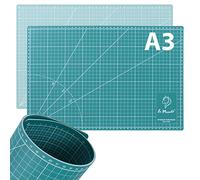 La Manuli Schneidematte Selbstheilend A3 45x30 cm 5 SCHICHTEN, Beidseitig Nutzbar | Gut Als Schreibtisch Unterlage, Nähen Zubehör, Malunterlage Für Kinder, Basteln, DIY | Self Healing Cutting Mat (A3)