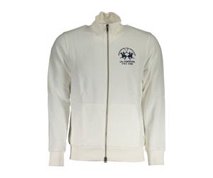 La Martina Bianco Baumwoll-Herren-Sweatshirt 2XL
