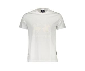 La Martina Bianco Baumwolle Herren T-Shirt XL