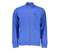 La Martina Blauer Baumwoll-Herrenpullover 2XL