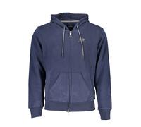 La Martina Blauer Baumwoll-Hoodie für Herren 2XL