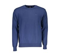 La Martina Blauer Baumwollpullover für Herren M