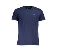 La Martina Blaues Baumwoll Herren T-Shirt XL