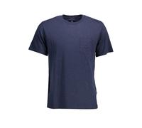 La Martina Blaues Baumwoll-Herren-T-Shirt XL