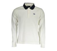 LA MARTINA Elegance Langarm Poloshirt Weiß - Größe: XL