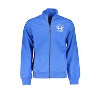 LA MARTINA FELPA CON ZIP UOMO BLU