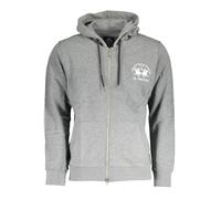 LA MARTINA Grauer Kapuzenhoodie mit Kontrastdetails - Größe: XL