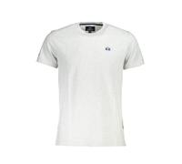 LA MARTINA Graues Logo-Shirt mit Stickerei - Größe: XL