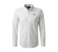 LA MARTINA Hemd Herren Slim Fit Langarm Baumwolle weiß, XXL