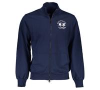 La Martina Herren Blau Baumwollpullover M