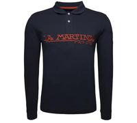 La Martina Herren Langarm-Poloshirt XMP306