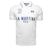 La Martina Herren Poloshirt MAP320 Weiss XXL
