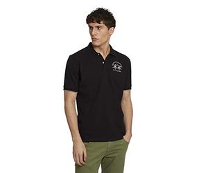 La Martina - Herren-Poloshirt Regular fit, Schwarz, Man