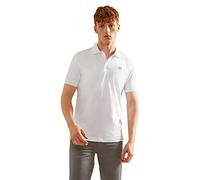 La Martina Herren Man Polo S/s Piquet STR Poloshirt, Weiß (Optic White 00001), X-Large